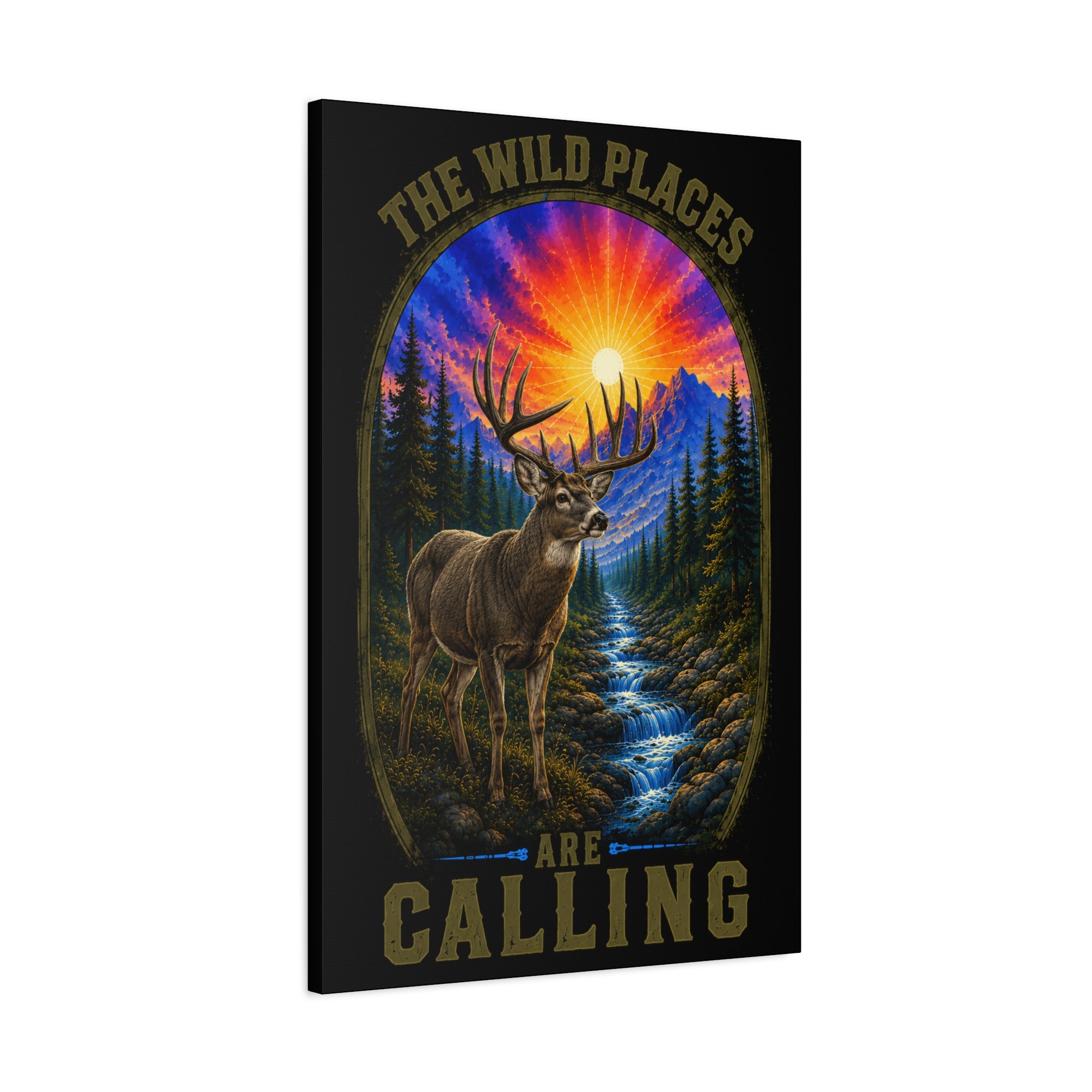 Wild Places Buck - Canvas 24x36