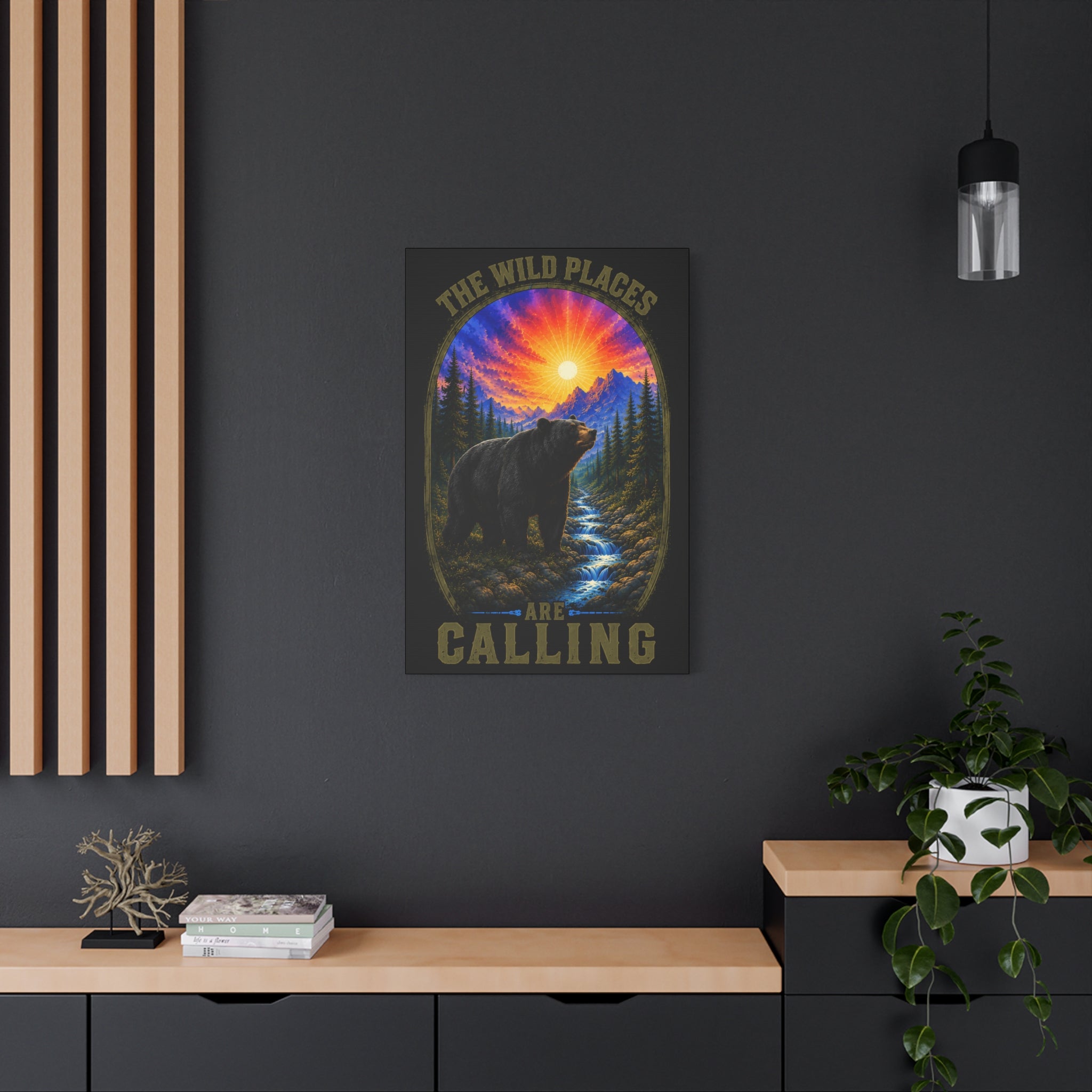 Wild Places Bear - Canvas 24x36