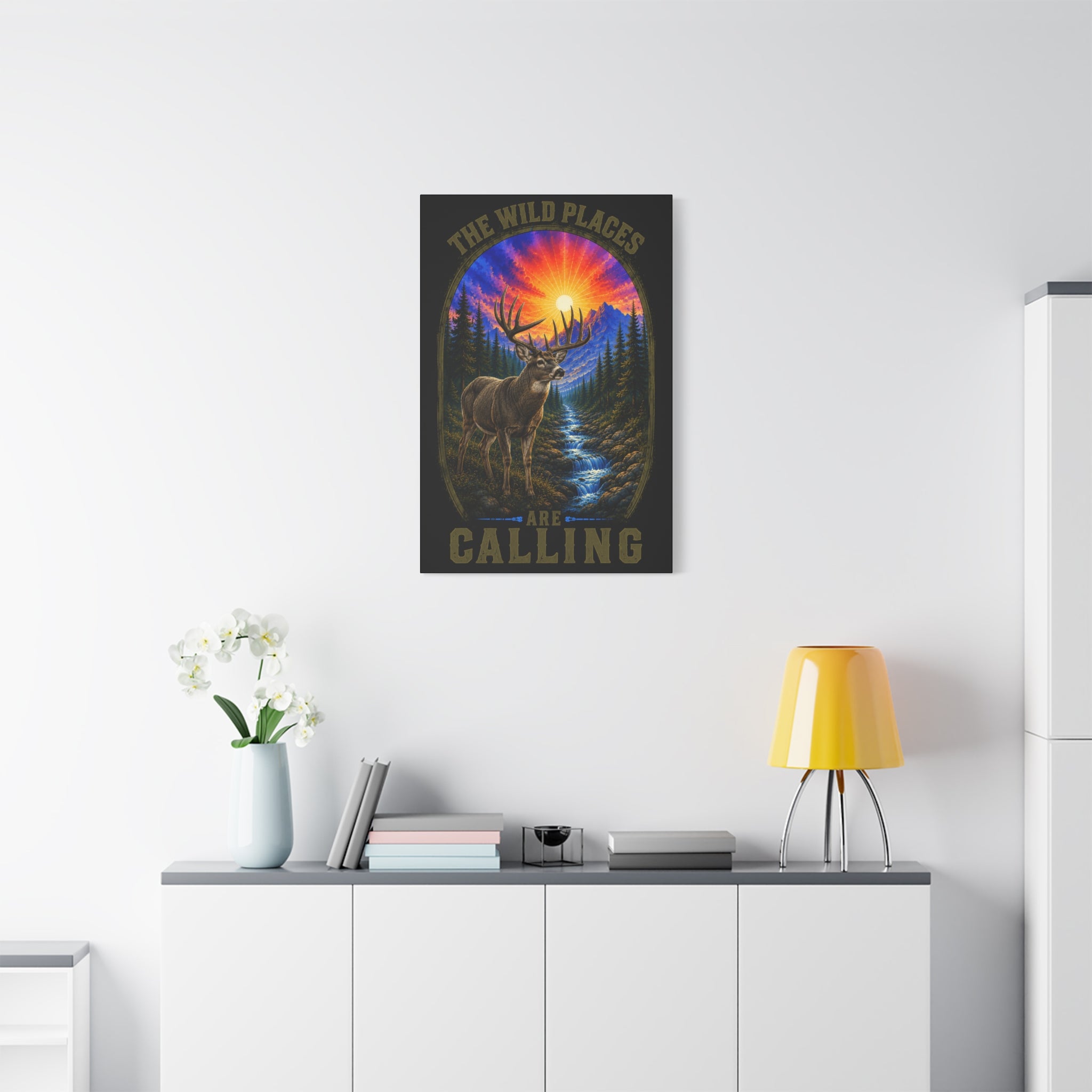 Wild Places Buck - Canvas 24x36