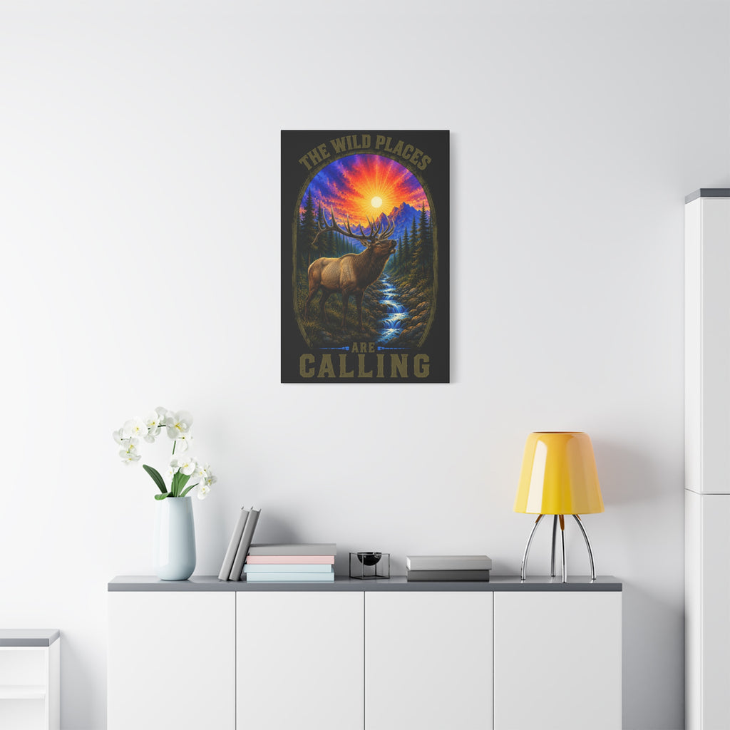 Wild Places Elk - Canvas 24x36