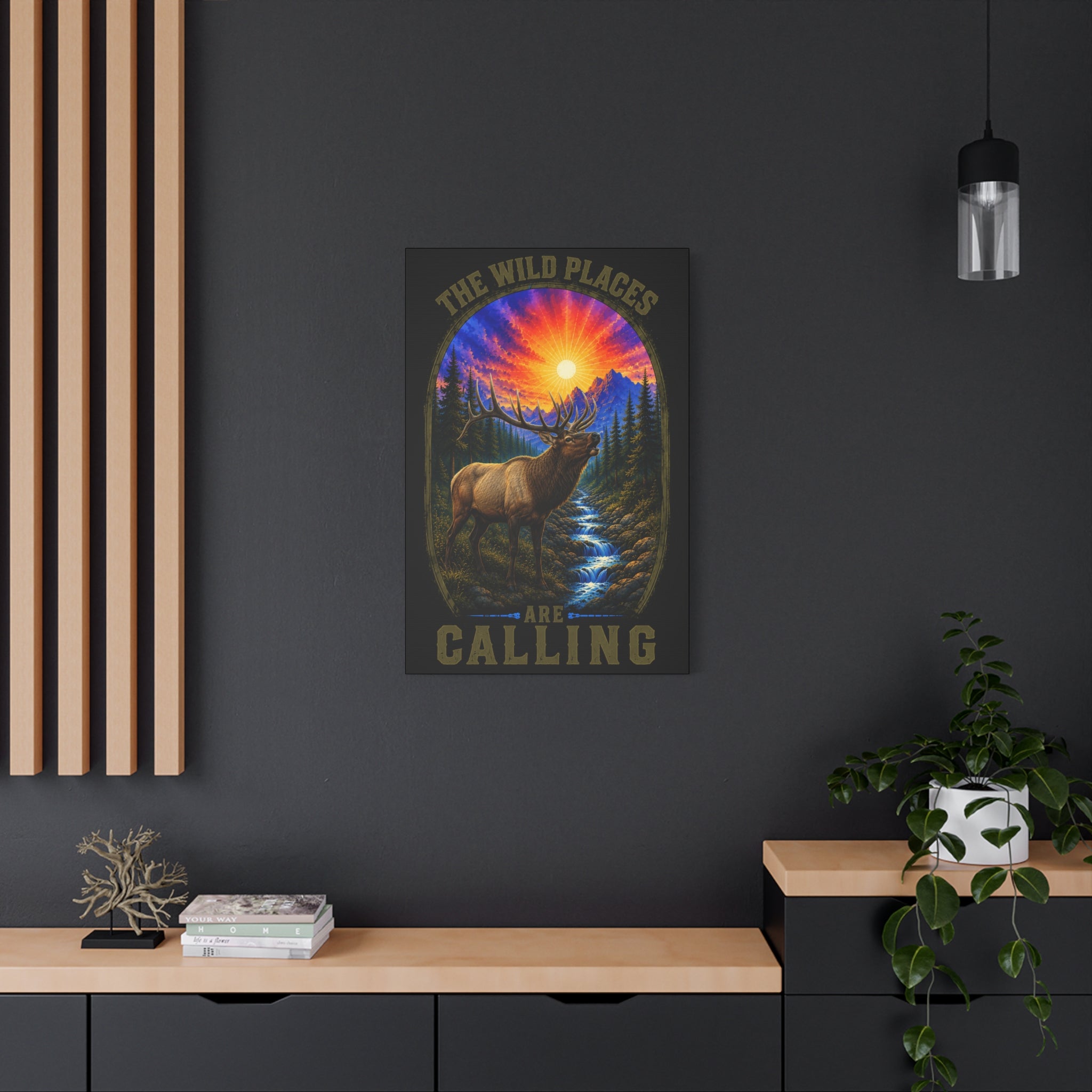 Wild Places Elk - Canvas 24x36