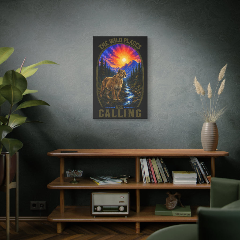 Wild Places Cougar - Canvas 24x36