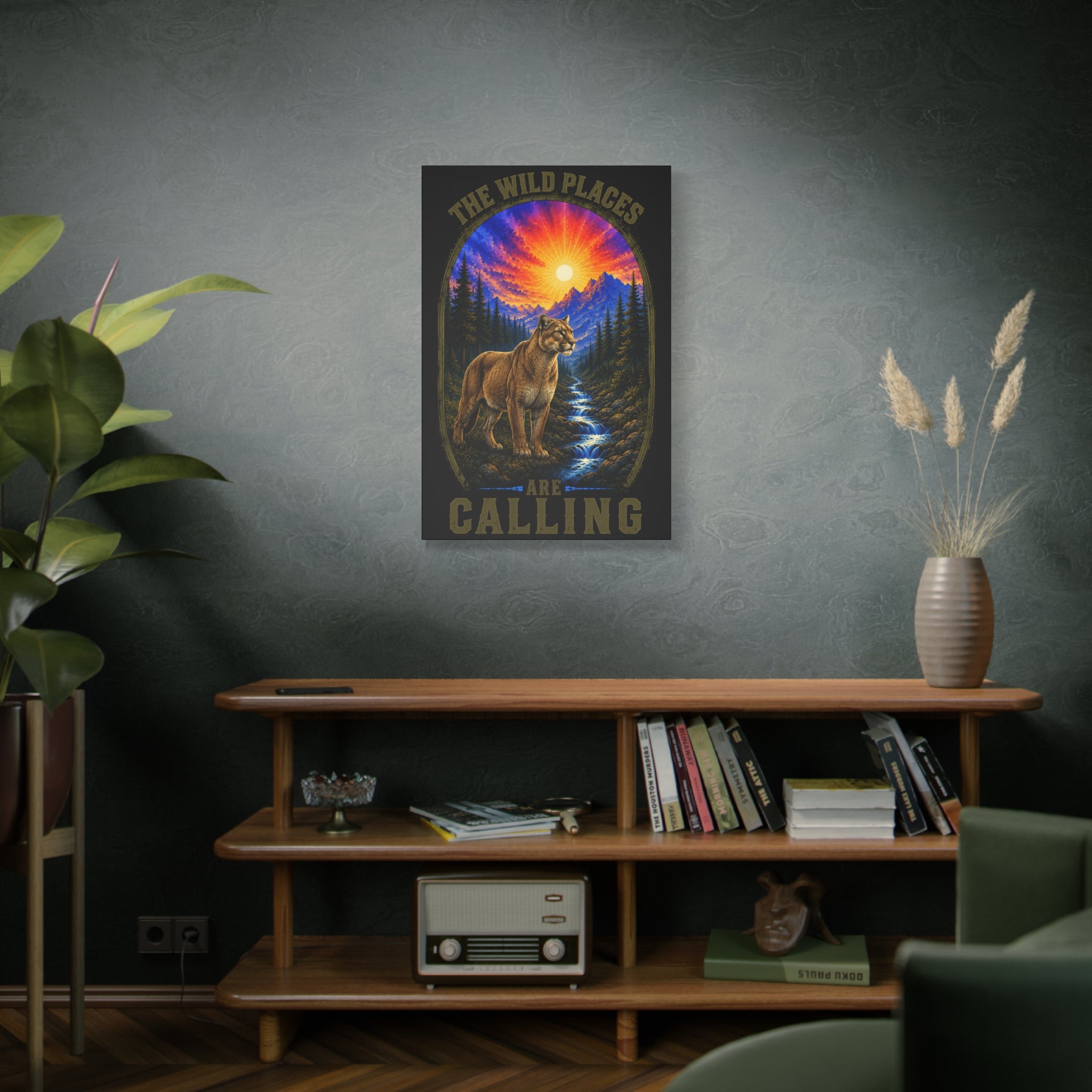 Wild Places Cougar - Canvas 24x36