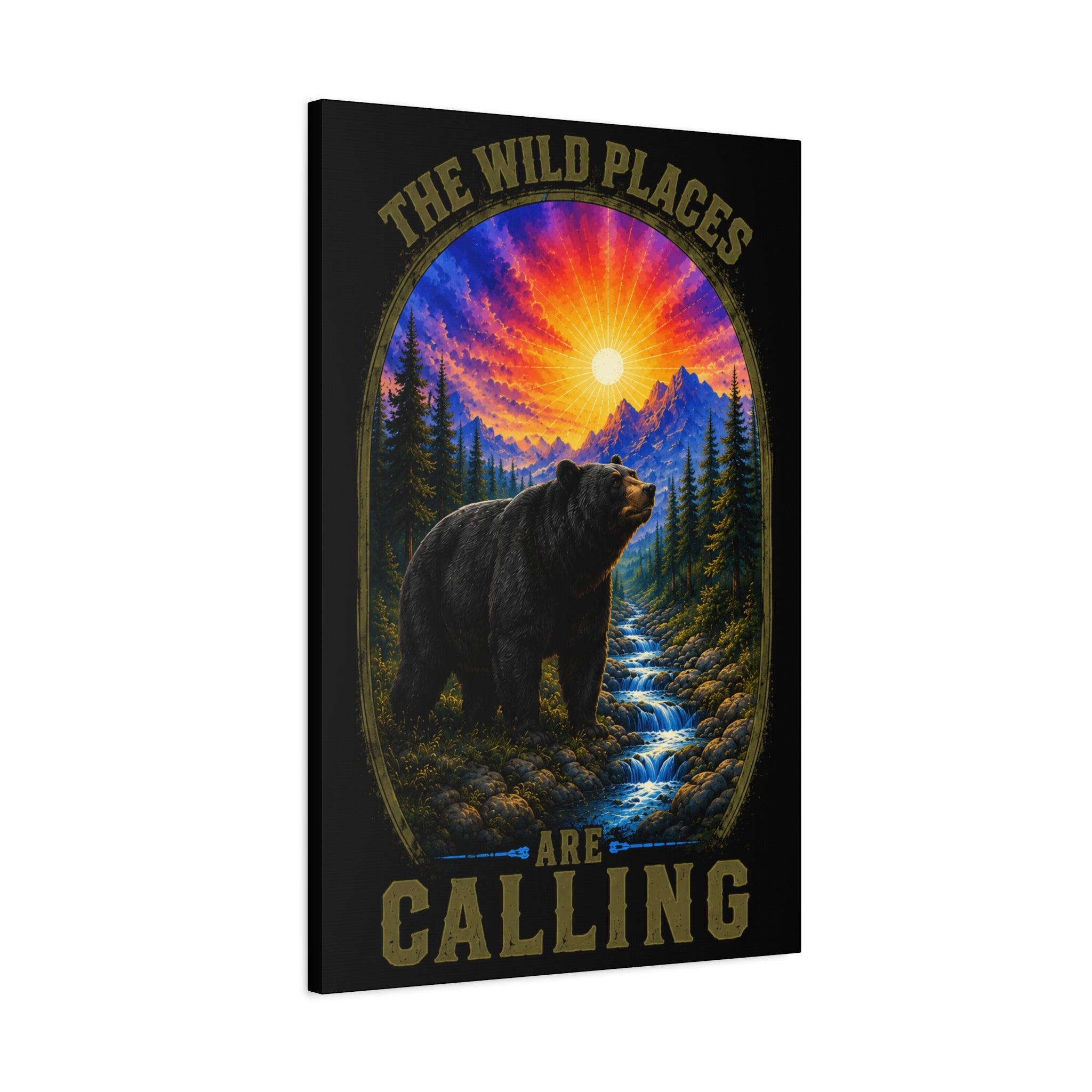 Wild Places Bear - Canvas 24x36